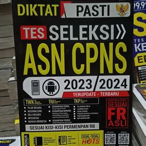 Jual BUKU DIKTAT PASTI TES SELEKSI ASN CPNS 2023 2024 By KLIK Media