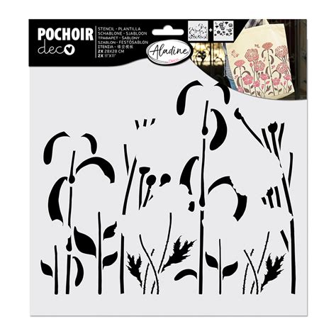 Pochoir Superposable X Cm Nature Scrapmalin