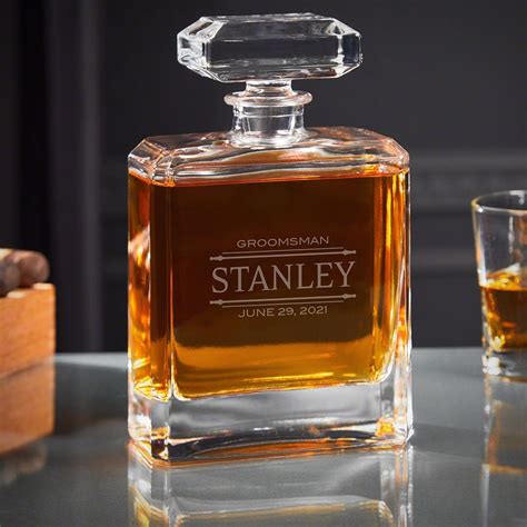 Stanford Engraved Cromwell Whiskey Decanter Personalized Etsy