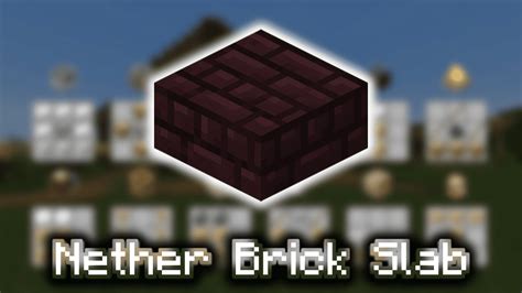 New Blocks Nether Brick Quartz Sandstone Types Slabs