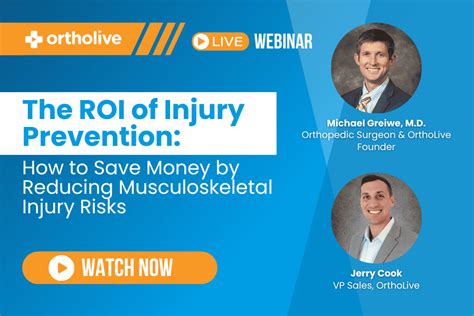 [webinar] The Roi Of Injury Prevention How To Save Money By Reducing Musculoskeletal Injury