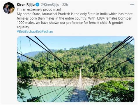 Arunachal Pradesh Records Best Sex Ratio I M An Extremely Proud Man