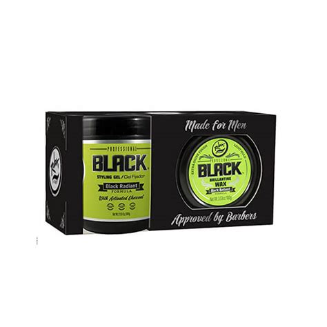 Rolda Professional Black Styling Gel Alcohol Free Black Radiant Ultra