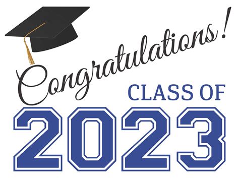 Class Of 2023 Classic Congratulations