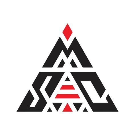 Unique Triangle Three Letter Logo Design 12485288 Vector Art At Vecteezy