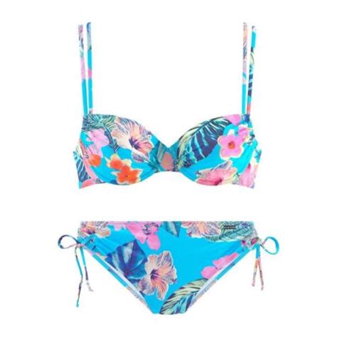 Marken Damen Bügel Bikini Bademode türkis Gr Cup C NEU eBay
