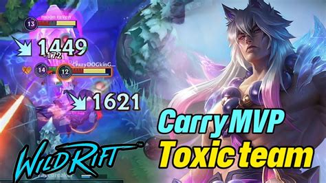 Wild Rift Sett Carry MVP Toxic Team Sett Vs Ornn Baron Lane Season 13