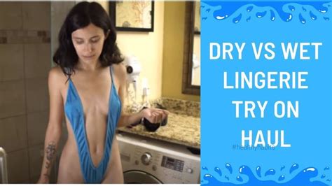 Let S Get Wet Shower With Me Try On Haul WET VS DRY