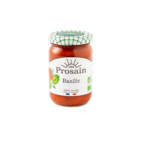 Sauce Tomate Au Basilic Bio 200g Prosain P Tits Poids Carottes