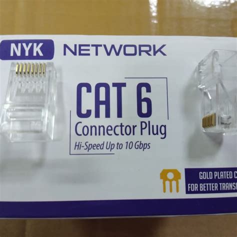 Jual Konektor Rj45 Lan Cat 6 Isi 50pcs NYK Original Rj 45 Satu Kotak