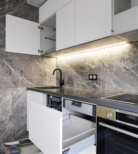 Кухня Прямая 0072 — Мебельный проспект