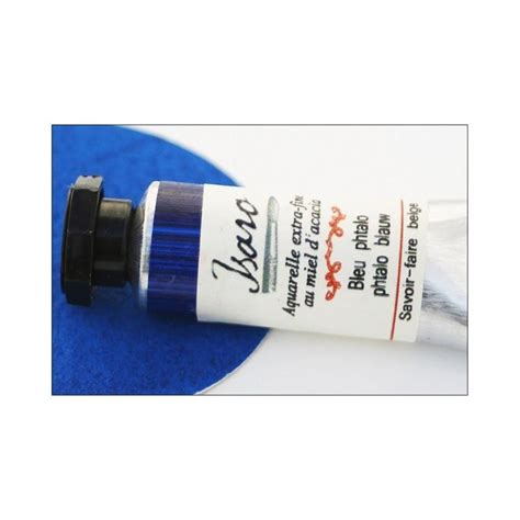 Bleu Phtalo Aquarelle Extra Fine Tube 7ml Isaro