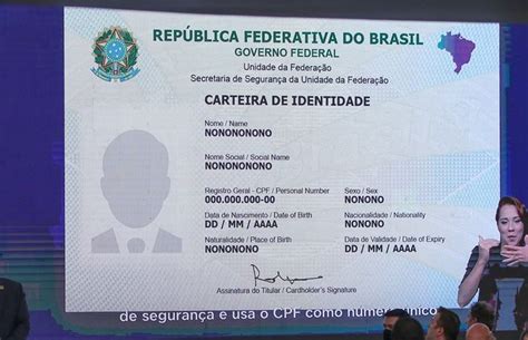 Nova Carteira De Identidade Come A A Ser Emitida A Partir De Janeiro