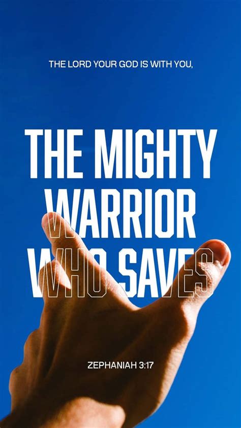 The Mighty Warrior Who Saves Zephaniah Bible Verse