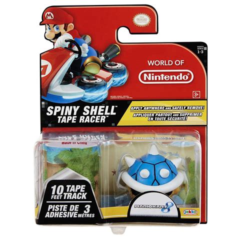 World Of Nintendo Mario Kart Tape Racer Spiny Shell Figure Jakks