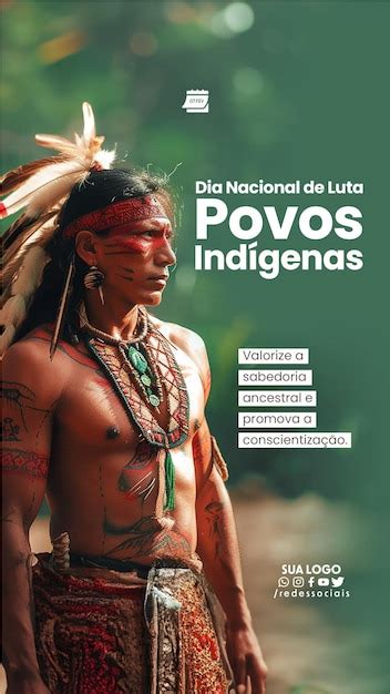 Premium PSD Story Dia Nacional De Luta Dos Povos Indigenas