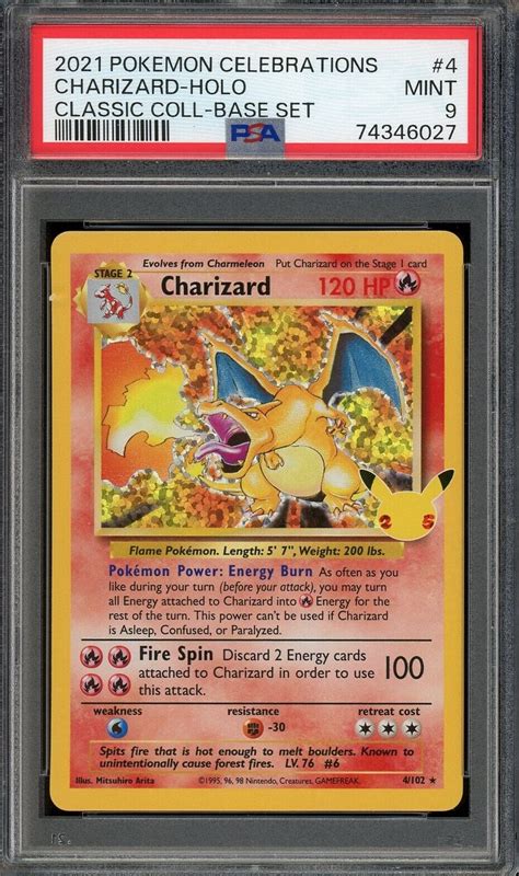 Pokemon Celebrations Classic Collection Charizard Values Mavin