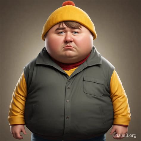 Realistic Eric Cartman Portrait From South Park Dalle3 Ai