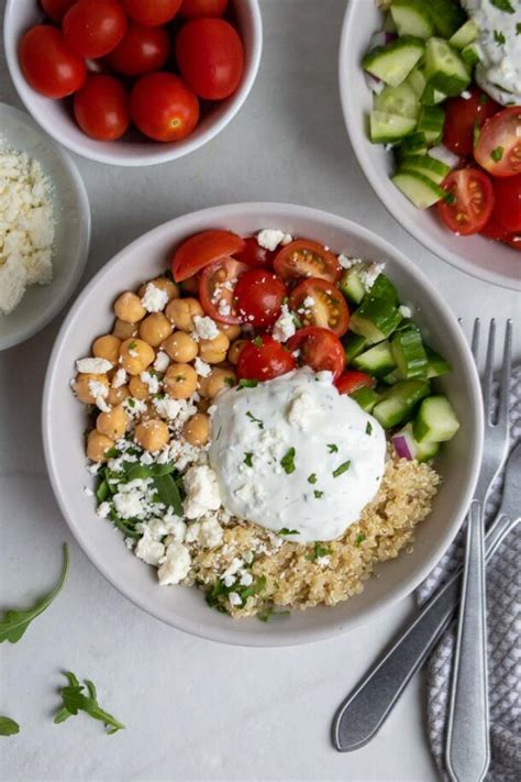 Mediterranean Quinoa Bowl Stephanie Kay Nutrition