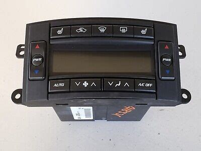 Cadillac Cts Climate Control Panel Temperature Unit A C Heater Ebay