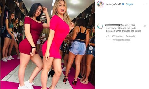 MC Melody usa roupa sensual e volta a ser criticada na web Metrópoles