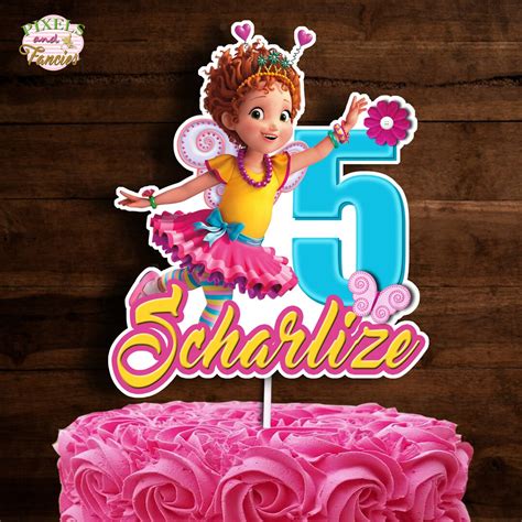 Fancy Nancy Cake Topper Fancy Nancy Cake Pick Cake Toppers Etsy