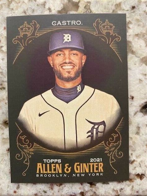 Topps Allen Ginter X Baseball Base Card Detroit Tigers Willi