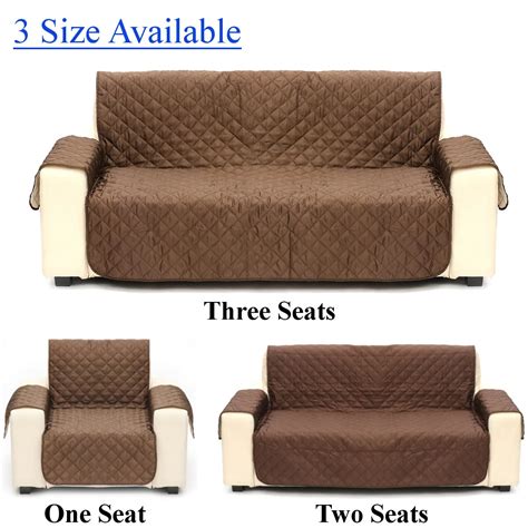 1/2/3 Seat Quilted Reversible Pet Dog Couch Sofa Chair Furniture ...