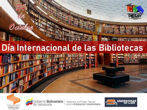 24 De Octubre Día Internacional De Las Bibliotecas