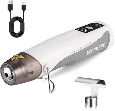 Workpro Mini Heat Gun Cordless V Handheld Hot Air Gun With Reflector Nozzle Temp