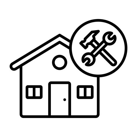 House Renovation Vector Icon 21653821 Vector Art At Vecteezy