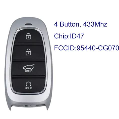 Mk140429 4 Button 433mhz Smart Key For H Yundai Staria 2021 Remote Fcc Id Tq8 Fob 4f26 Pn