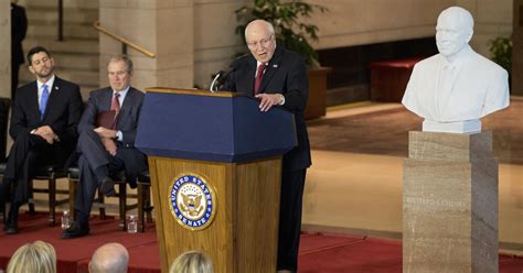 George W Bush Dick Cheney Reunite On Capitol Hill Cbs News