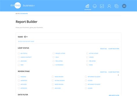 feature  report builder dotloop