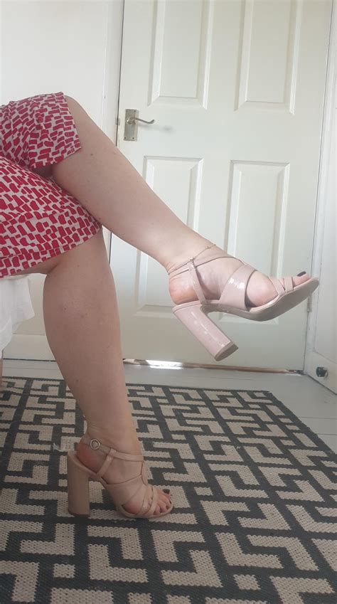 Thoughts On A Nude Sandal With A Red Pencil Dress Happy Monday R HighHeels