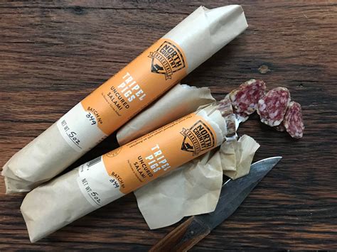 Tripel Pigs Salami Bella Gusto Olive Oil Co