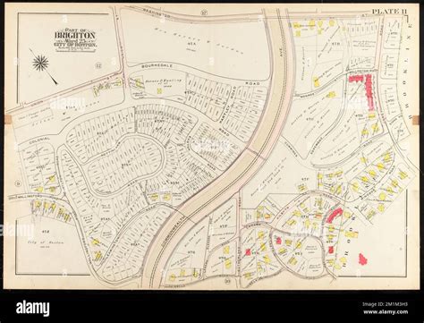 Atlas Of The City Of Boston Ward 25 Brighton Plate 11 Boston Mass