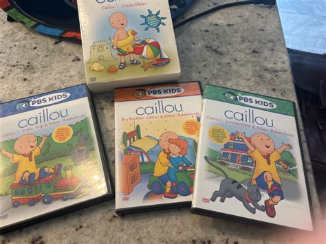 Caillou Collectibles Dvds Volume 2 3 4 Ebay