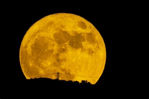 La Luna Es El Sat Lite Natural De La Tierra Foto Premium