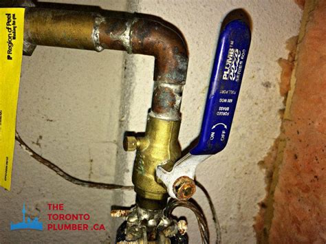 Do you know where your Main Water Shut-Off Valve is? | The Toronto Plumber