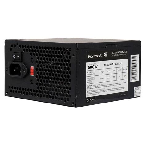 Fonte Gamer ATX CRUSADER 500W Bivolt Fortrek