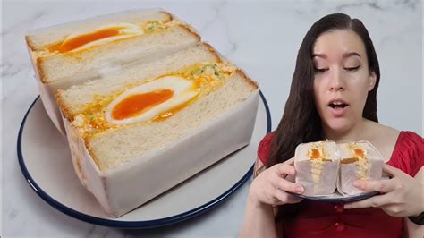 How To Make Egg Sando Recipe Easy Japanese Egg Sandwich Youtube