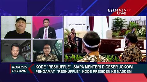 Pdip Dukung Kode Reshuffle Kabinet Jokowi Perombakan Diukur Dari