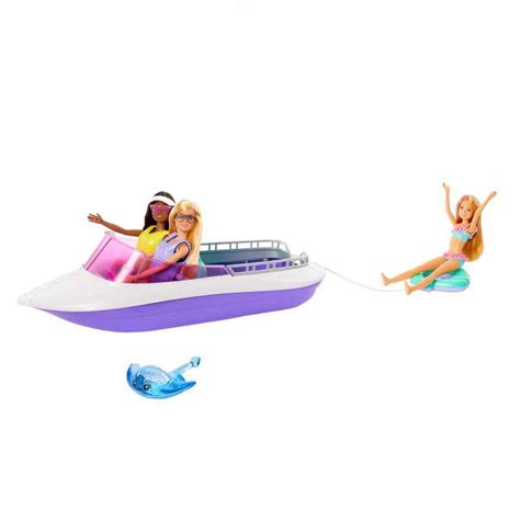 Barbie Mermaid Power Dolls Boat And Accessories