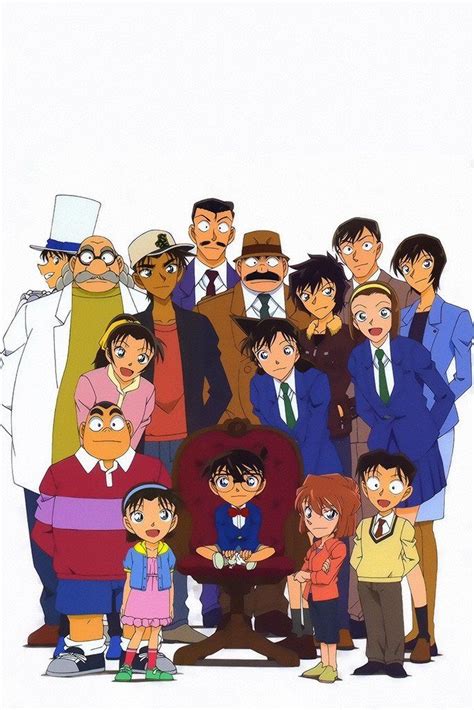 Detective Conan Characters Anime Poster | Detective conan, Detective conan wallpapers, Anime