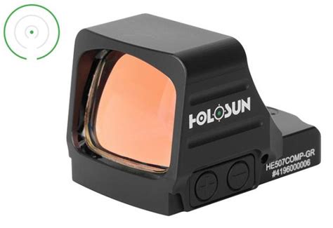 Viseur Point Rouge Holosun Reflex Elite Green Dot Comp Optiques