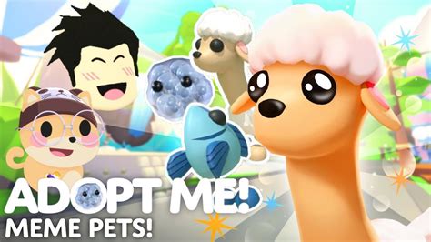 3 NUEVAS MASCOTAS MEME En ADOPT ME Linkego YouTube