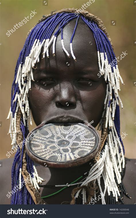 African Lip Plate
