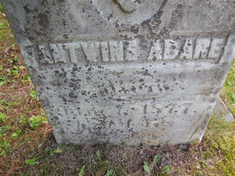 Antwine Abare 1833 1877 Find A Grave Memorial