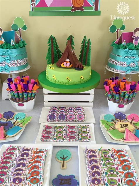 Camping Summer Camp Birthday Party Ideas Photo 17 Of 25 Catch My